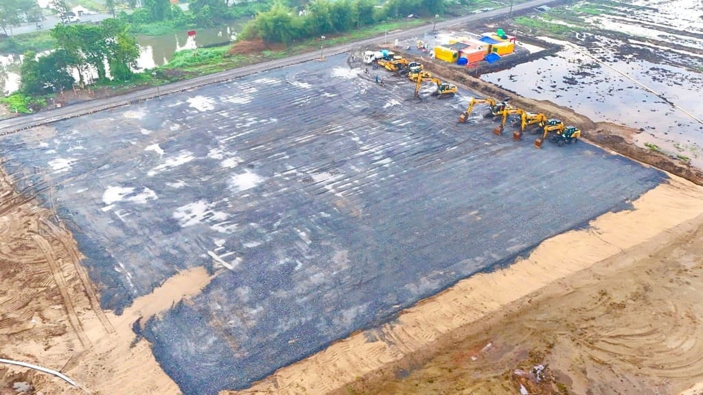 Hình ảnh tiến độ thi công vinhomes hocmon